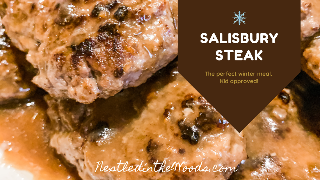 Nothing says comfort food like Salisbury steaks!